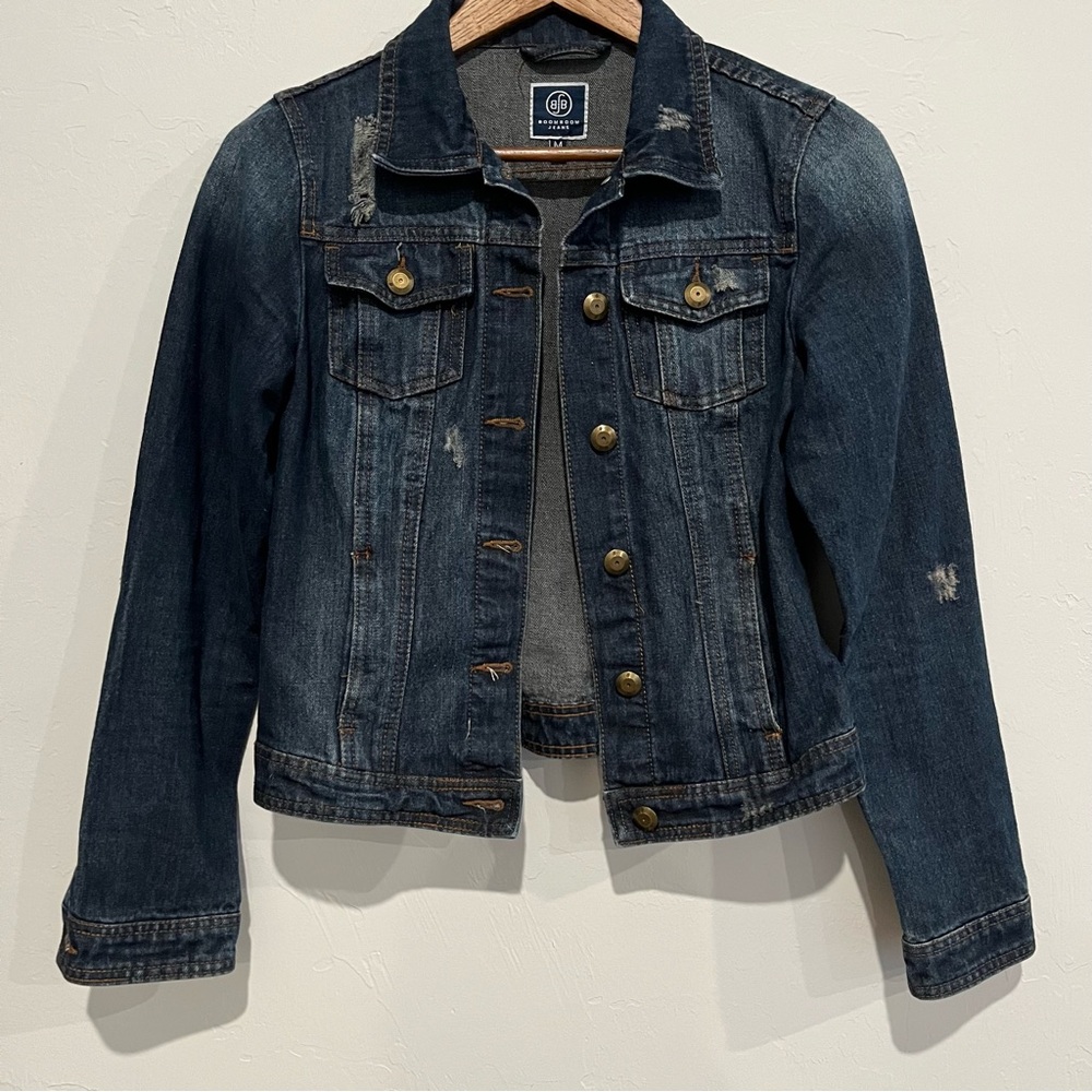 🌸 Boom Boom Jeans Classic Blue Denim Jacket Size M